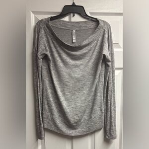 Athleta Studio Barre Modal Off-The-Shoulder Sweatshirt Size Small
